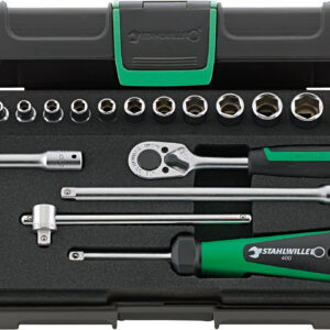 ASSORTIMENTO CHIAVI A BUSSOLA ESAGONALI DA 1/4" STAHLWILLE